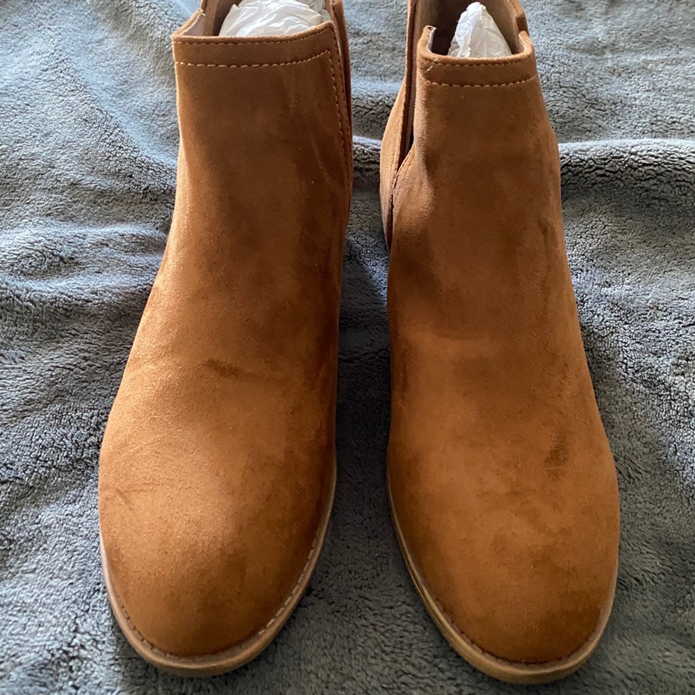 Womens tan booties